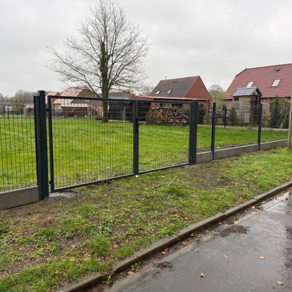 pose de cloture à Valenciennes